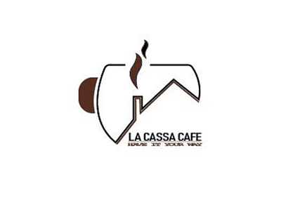 La Cassa Cafe art branding design flat graphic design icon illustration illustrator logo minimal