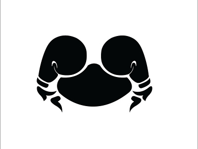 BRAVE CRAB LOGO CONCEPT animation art branding design flat graphic design icon logo minimal vector