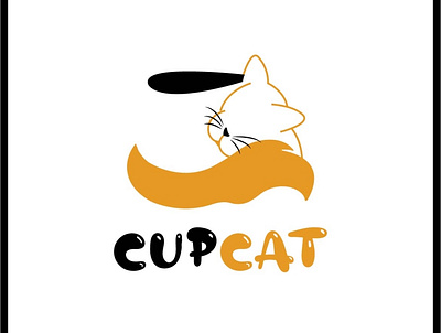 cupcat logo animation art design flat graphic design icon illustration logo minimal vector