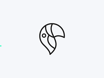 Toukkano bird logo logodesign logotype toucan