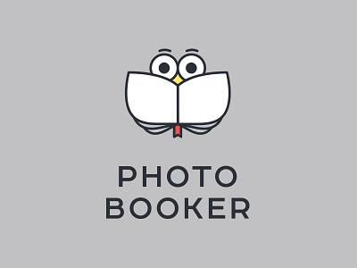Photo Booker Bird Logo bird book logo photo