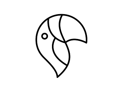 Toucan Logo bird icon logo mascot toucan