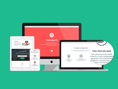 Quidmate Landing Page