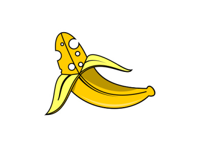 Banana Cheese banana cheese combine design fruit illustration