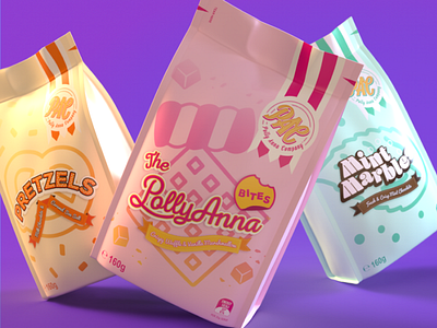 Polly Anna Company 3d art 3d modeling adobe dimension australia branding candy chocolate chocolate packaging colorful design graphic design illustrator indesign logo package design packaging typography visual identity