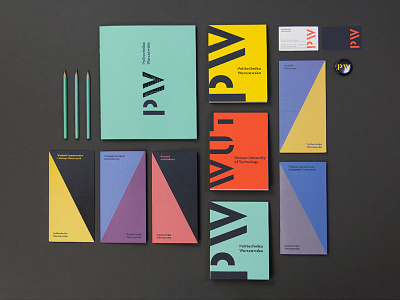 The Warsaw University of Technology – visual identity branding identity graphic design typography visual identity warsaw university of technology