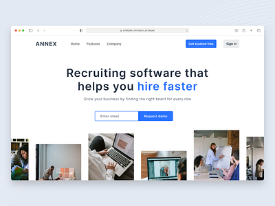 Annex - Saas Website Concept design figma homepage landingpage design saas saas landing page saas website typography ui uiux ux web design web ui website website design