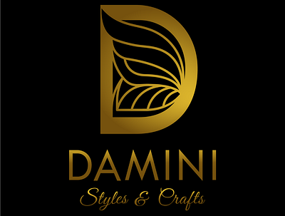 Damini- logo for clothing store branding graphic design logo