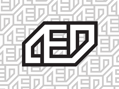 AED branding graphic design illustration logo typography