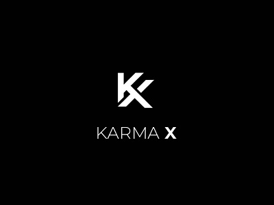 KX Monogram design graphic design k logo kx logo logo minimal monogram vector x logo