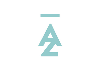 A - Z logo a a z graphic logo minimal mountain z