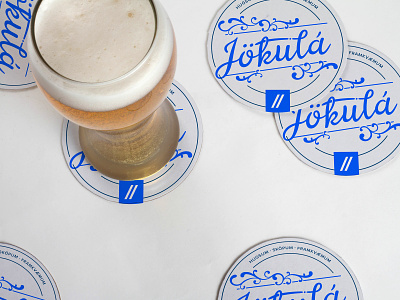 Free coasters! beer coaster jokula stickermule