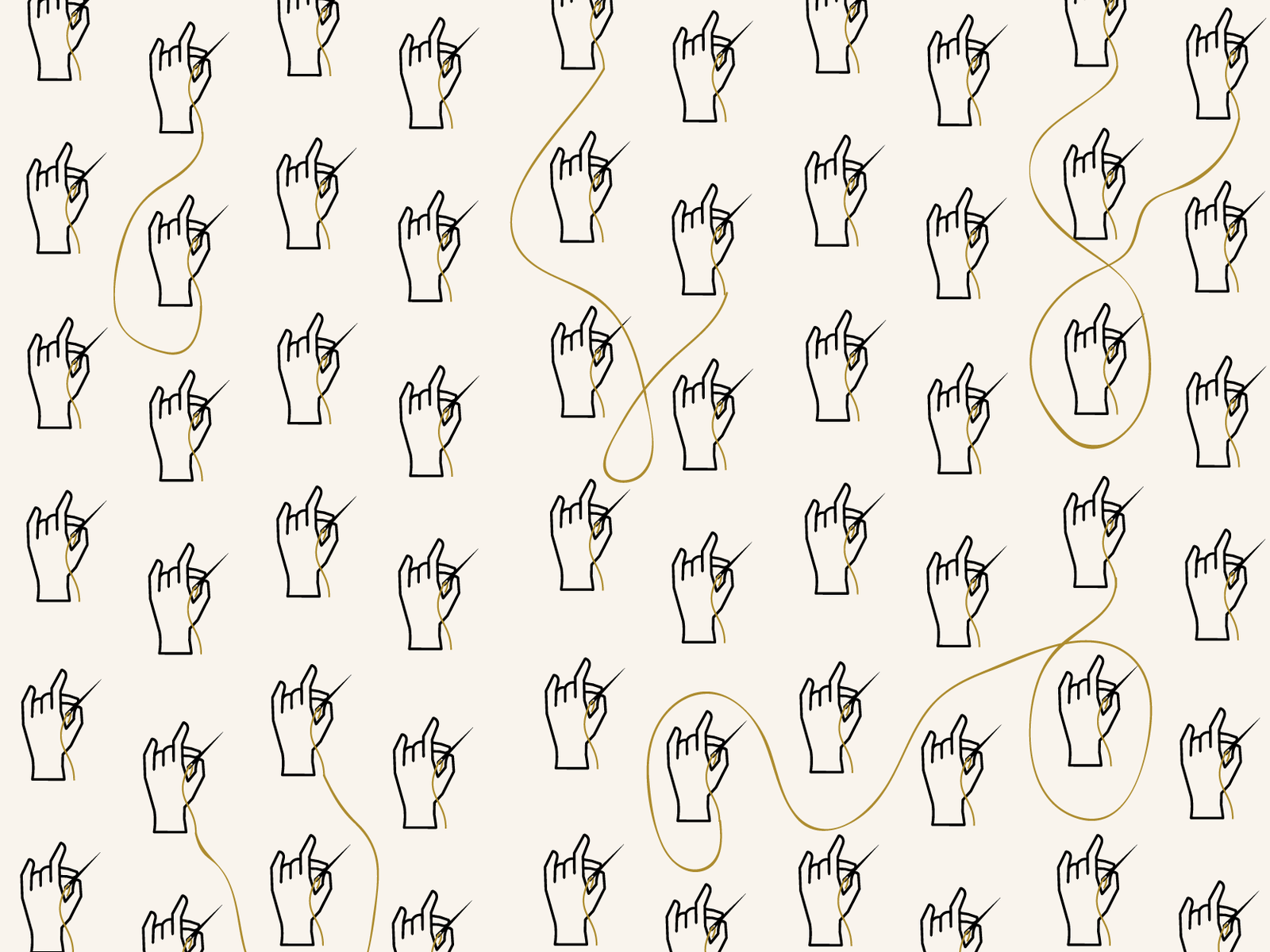 The Thread Collective pattern by Kenzie Amick on Dribbble