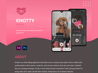Knotty - Dating App dating logo dating website datingapp datingdesign design dribbble