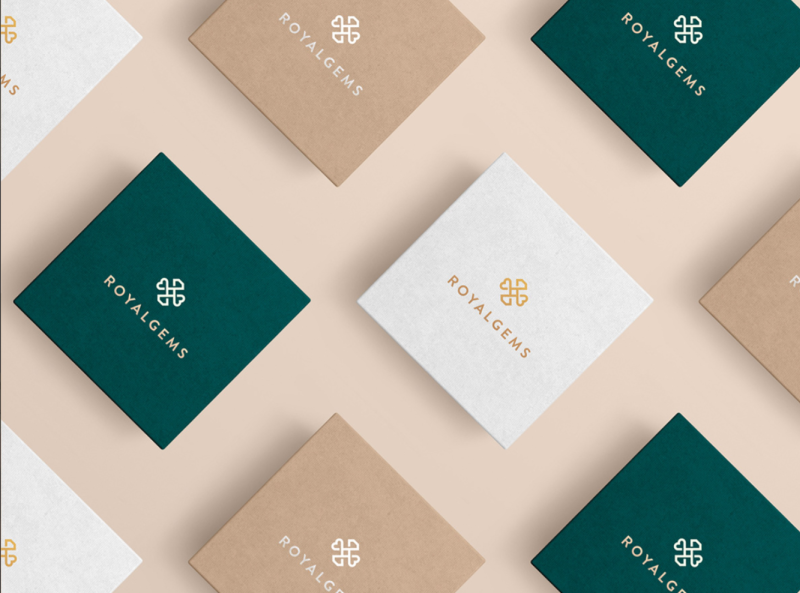 Royalgems Logo Branding by laurelit on Dribbble