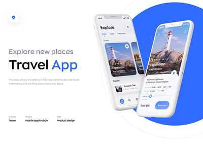 Travel Mobile App Design branding mobile design ui