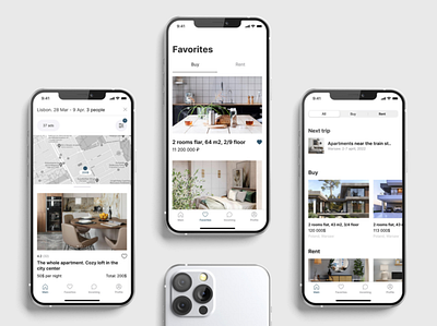 Rental & Buy of Real Estate App branding design mobile app mobile design ui ui ux ux design