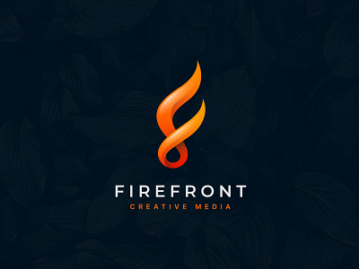 Creative Fire brand logo 3d app branding creative design fire logo graphic design icon identity illustration logo logotype software ui vector