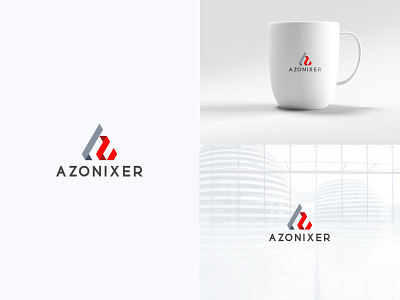 Azonixer - Brand Letter A Logo a logo abstract app branding creative design graphic design illustration letter logo modern software ui