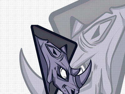 Rhinos Mascot Logo design esport flat game gamers illustration logo stream streamer twitch twitch logo