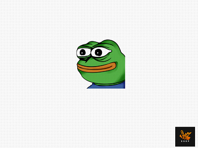 YEP Pepe Emote emote emotes graphic illustration pepe streamer twitch vector yep twitch emote