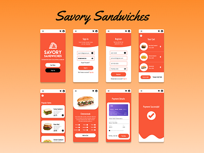 Sandwich Shop App