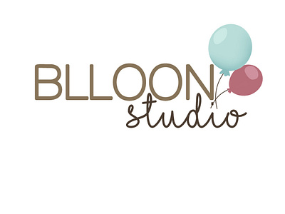 BLLOON STUDIO logo logo design logotype