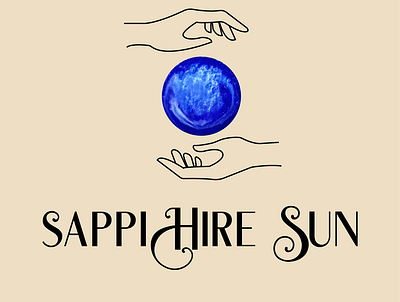 Sappihire sun branding graphic design