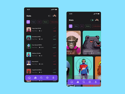 NFT Market - Mobile Application