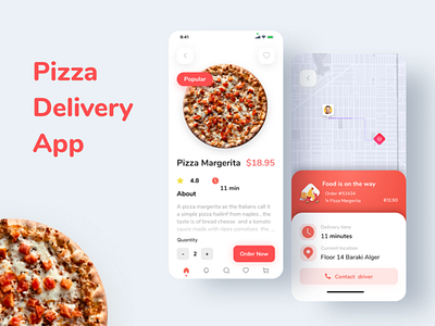 Pizza delivery app