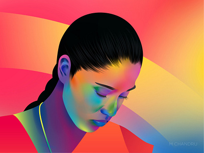 Vector Illustration - South Indian Women