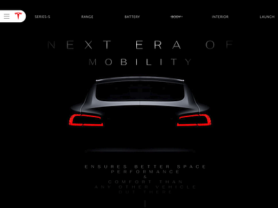 Redesigning Tesla Website