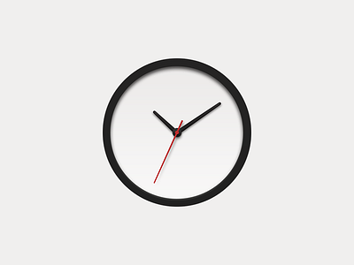Clock design icon