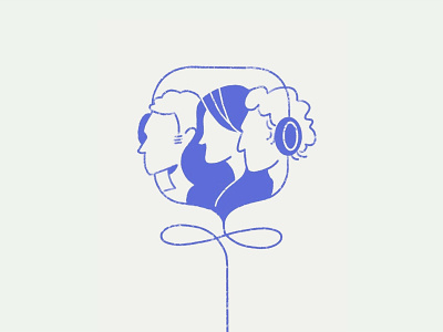 Community Mixtape applepencil character community headphones illustrations ipad pro music portrait profile