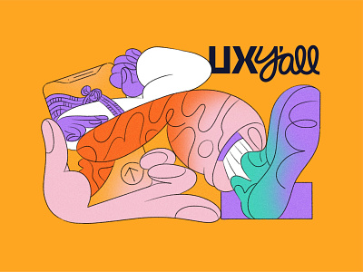 UX Y'all! apple pencil character conference design drawing event event design event illustration figure illustration ipad pro logo ui ux uxui woman