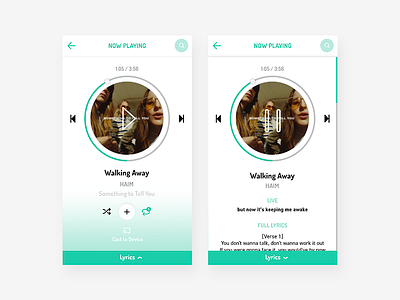 Music App Concept app music ui ux