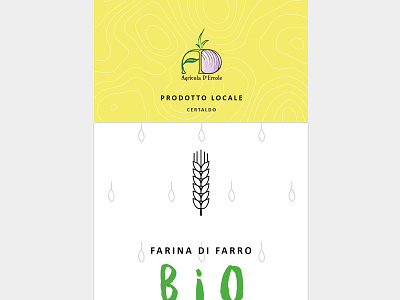Label for organic products bio flat italy organic