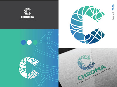 Chorma LOGO branding design logo minimal vector