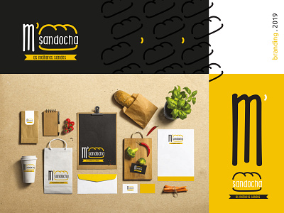 branding . 2019 branding design flat food illustration logo minimal mockup vector