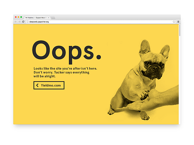 World's Cutest 404 404 dogs error frenchie graphic design photography puppy web design