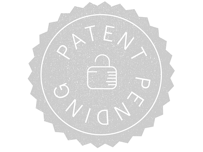 Patent Pending Icon data design flat law legal line line art medal patent seal stamp subtle texture