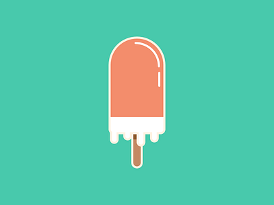 Dreamsicle creamsicle dessert eat food hot ice cream icons illustration orange popsicle summer treats