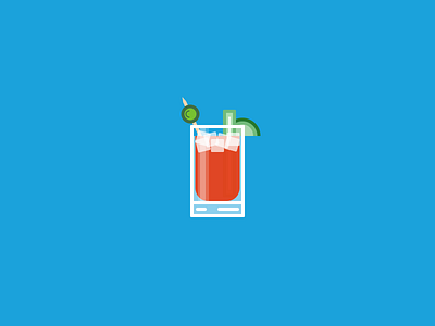 Bloody Mary Cocktail alcohol bloody mary breakfast brunch celery cocktail glass icon lime olive red