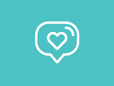 Heart Like Icon bubble heart heart icon hearts ig instagram like like button like icon love social media thumbs up