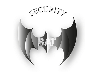 Security BAT branding design graphic design identy logo typography vector