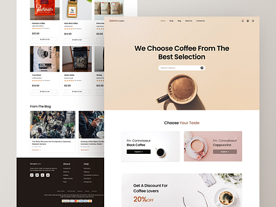 Seruput - Coffee Shop Landing Page