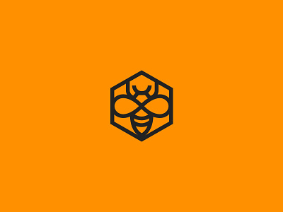 Infinibee Telecommunication bee brand branding design graphic honey logo logotype symbol technology