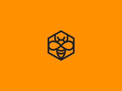 Infinibee Telecommunication bee brand branding design graphic honey logo logotype symbol technology