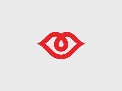 Red Hot brand branding candy identity lips logo logotype mark store symbol