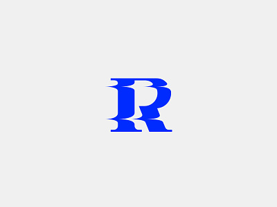 R brand branding identity logo logotype mark media r symbol vivid